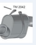 ABRAC FIX TUBO SAIDA MOTOR MB AXOR 2035 ORIG